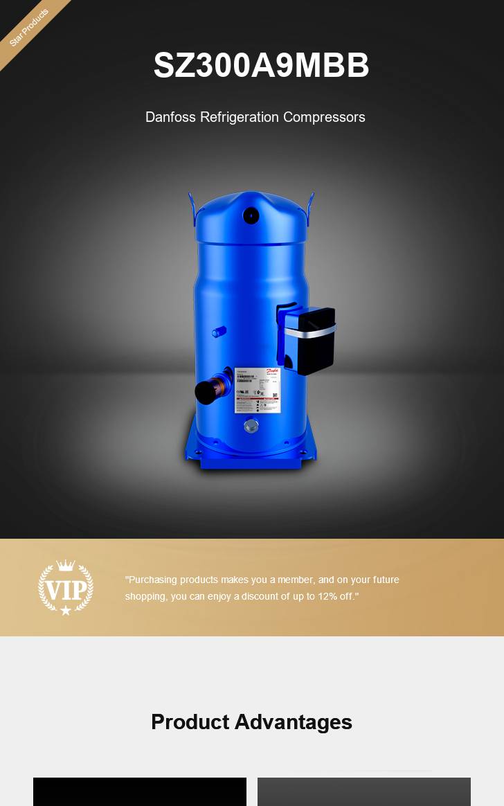 Danfoss Compressor SZ300A9MBB, technical parameters pdf, structure diagram